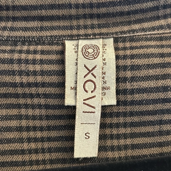 XCVI Linen Blend Green Lightweight 3 Button 3/4 Sleeve Jacket Size Small - Picture 6 of 7